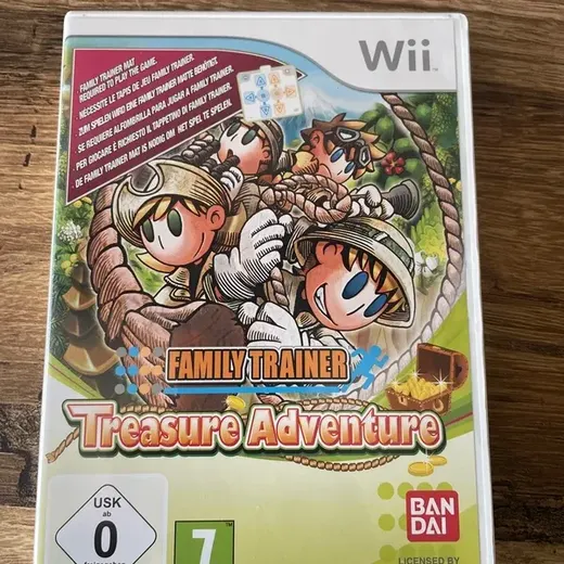 Jeu WII family traîner Treasure adventure