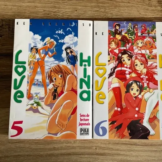 Lot manga tome 5 & 6 love hina