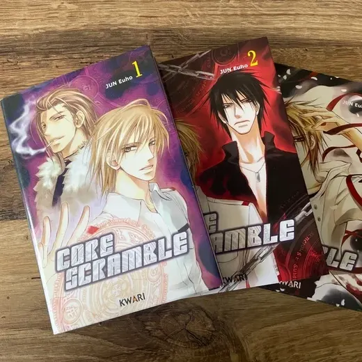 Lot des 3 premiers tomes de core scramble
