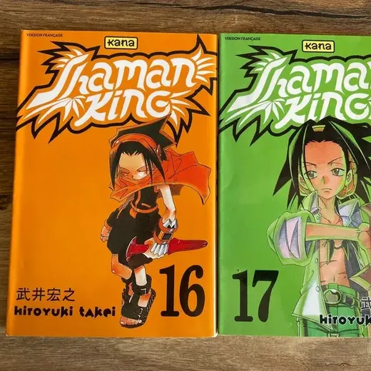 Lot mangas tomes 16&17 shaman King