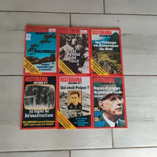 Lot de 59 livre historama