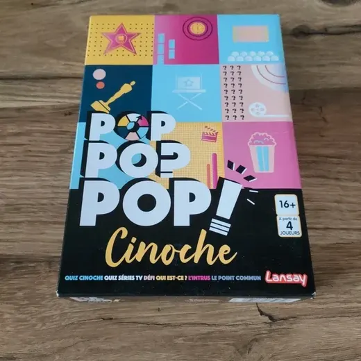 Jeu de société pop pop pop ! Cinoche