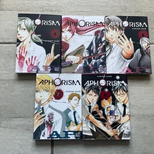 Lot mangas tomes 4 à 8 aphorism