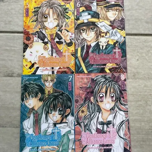 Lot mangas tomes 5 à 8 the gentlemen’s alliance Gross