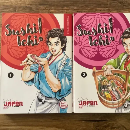Lot manga tome 1&2 sushi ichi!