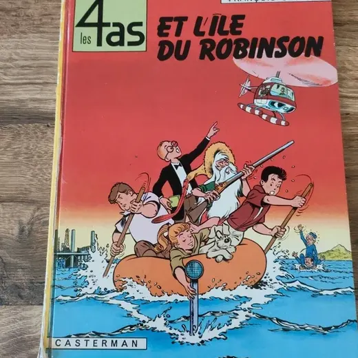 BD les 4 as et l'île du robinson