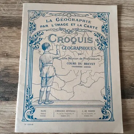 Cahier d'exercice sur la géographie de la troisième année de brevet