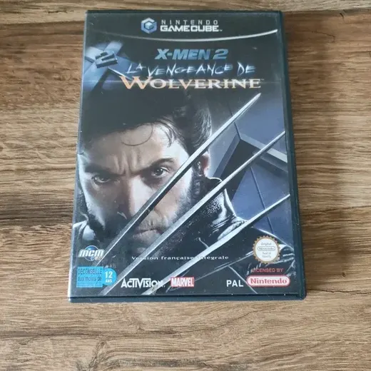 Jeu XMEN 2 ma vengeance de wolverine sur GameCube