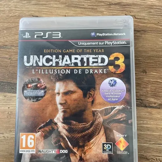 Jeu PS3 uncharted 3 l’illusion de Drake