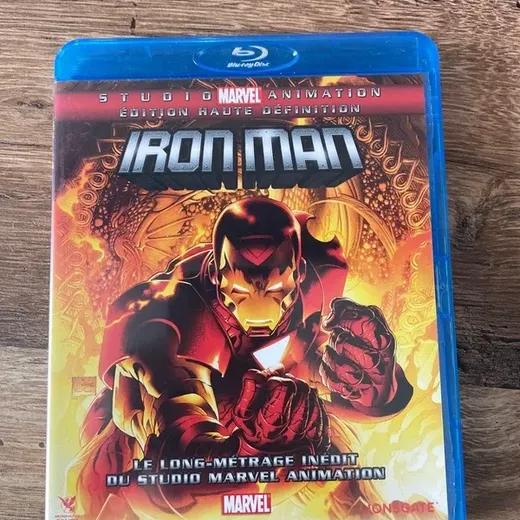 DVD blu-ray iron man