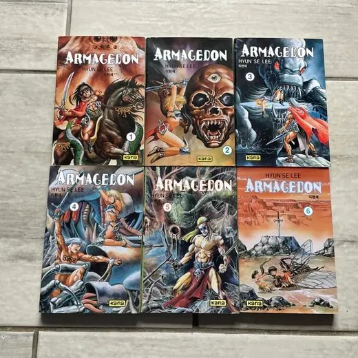 Lot mangas tome 1 à 6 armagedon