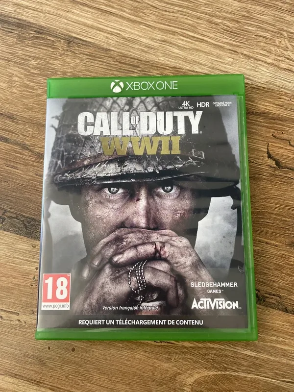Jeu XBOXone call of duty wwII