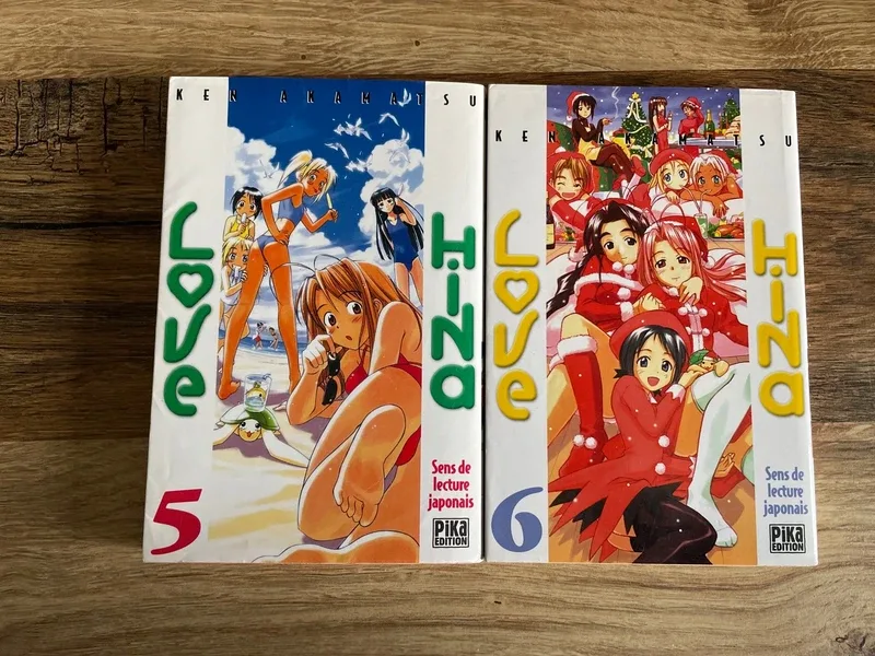 Lot manga tome 5 & 6 love hina