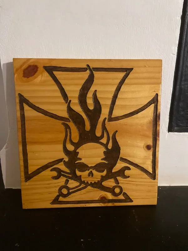 Plaque décorative en bois