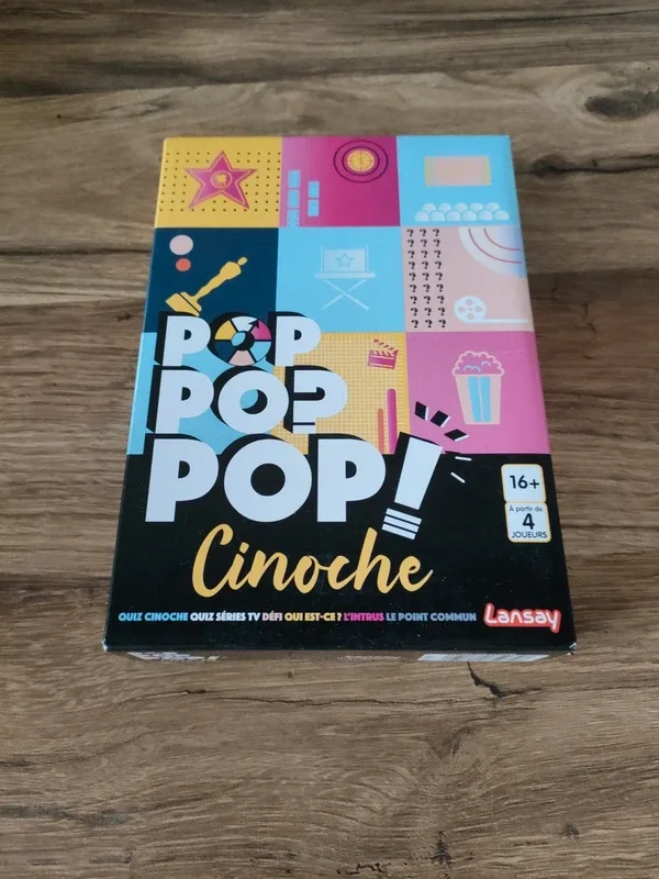 Jeu de société pop pop pop ! Cinoche