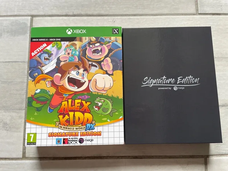 Coffret Xbox séries X/ one alex kidd in miracle world dx signature édition