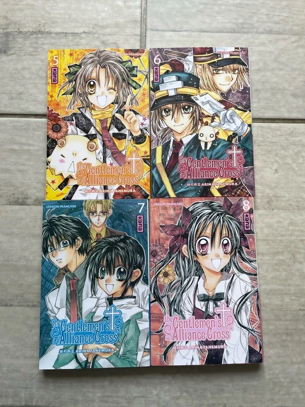 Lot mangas tomes 5 à 8 the gentlemen’s alliance Gross