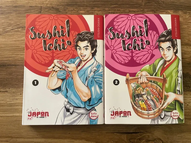 Lot manga tome 1&2 sushi ichi!