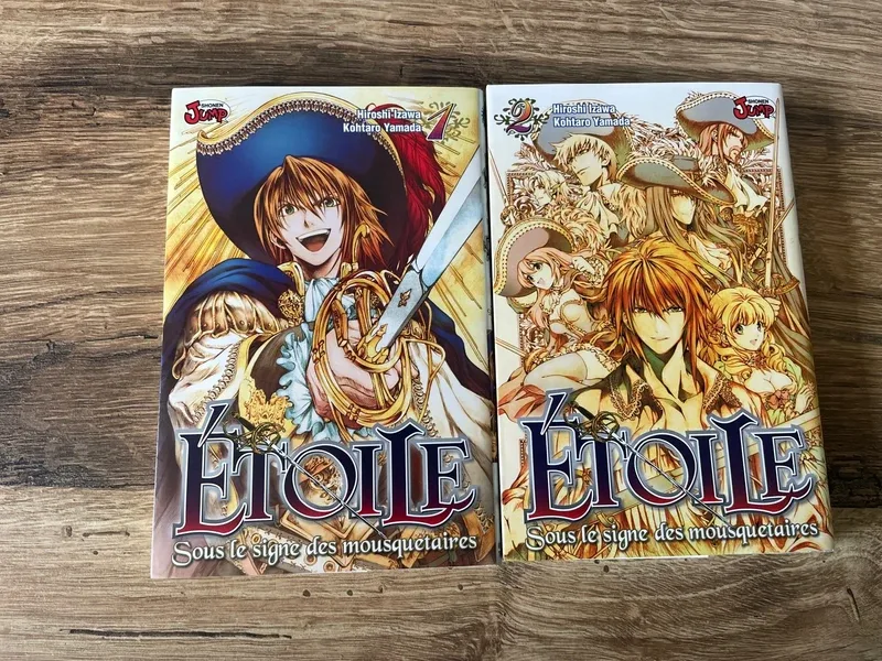 Lot des tomes 1 & 2 d’étoile sous le signe des mousquetaires