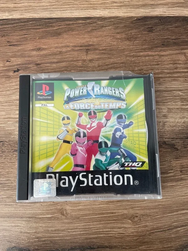 Jeu PlayStation power rangers la force du temps