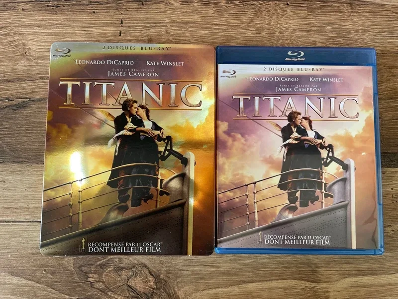 DVD blu-ray Titanic