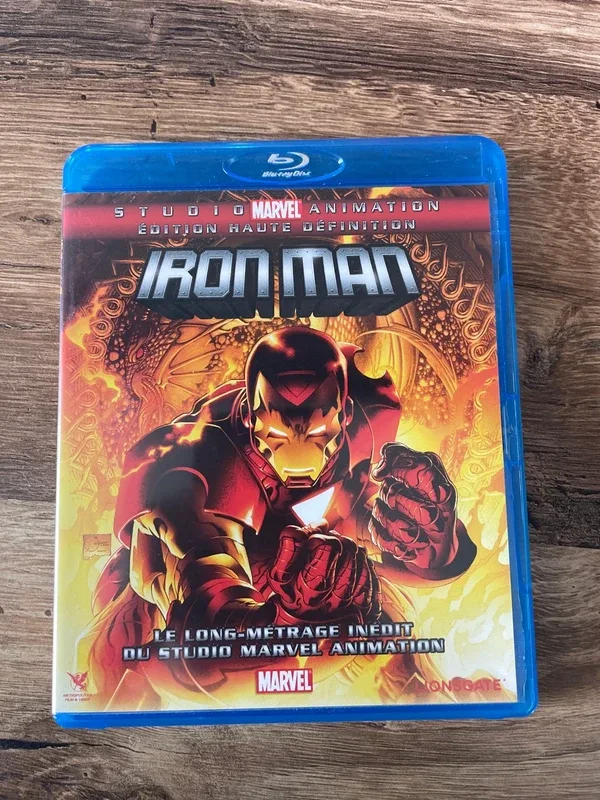 DVD blu-ray iron man