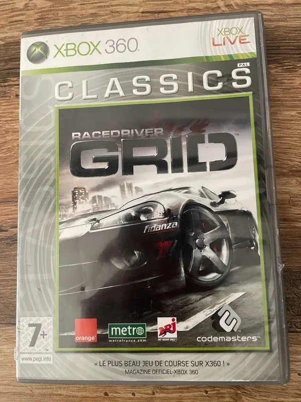 Jeu XBOX360 race driver grid