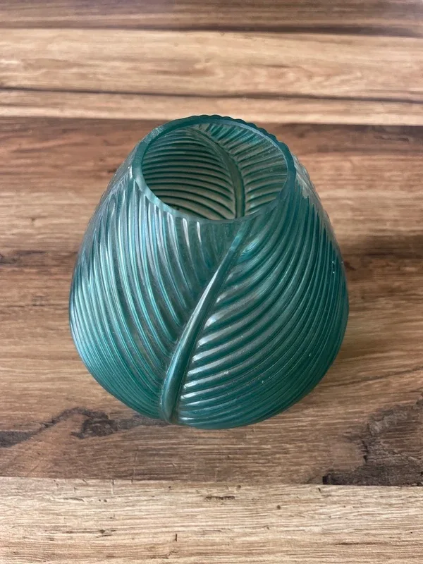 Vase effet feuille