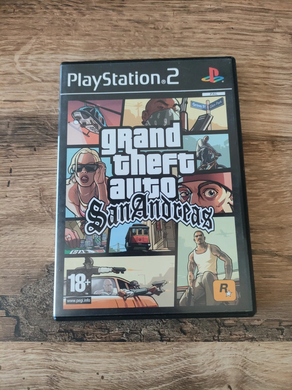 Jeu PS2 grand theft auto san andreas