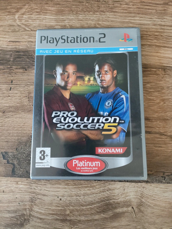 Jeu PS2 pro évolution soccer 5