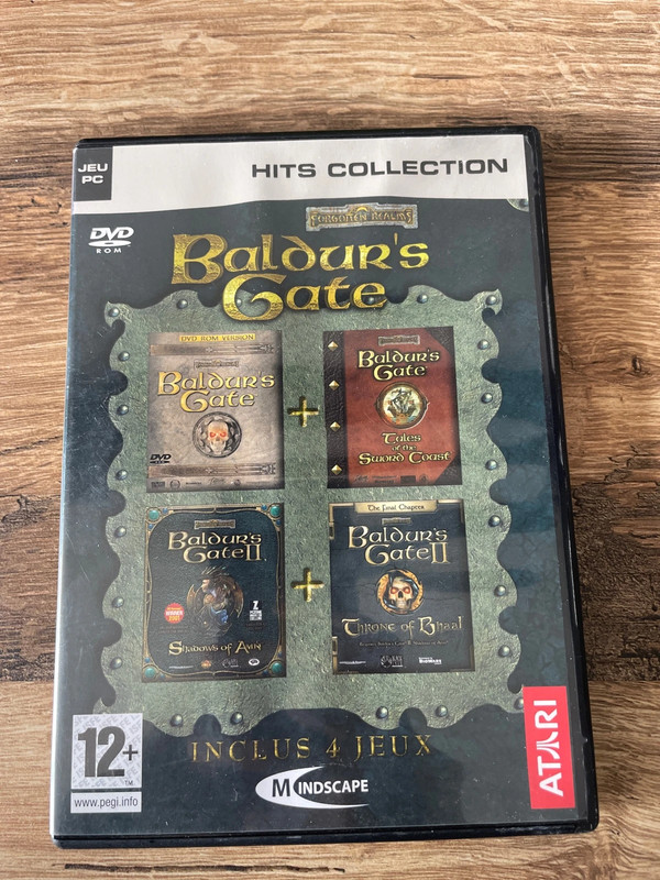 Jeu PC baldur’s gate hits collection