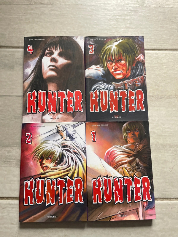 Lot manga tome 1 à 4 Hunter