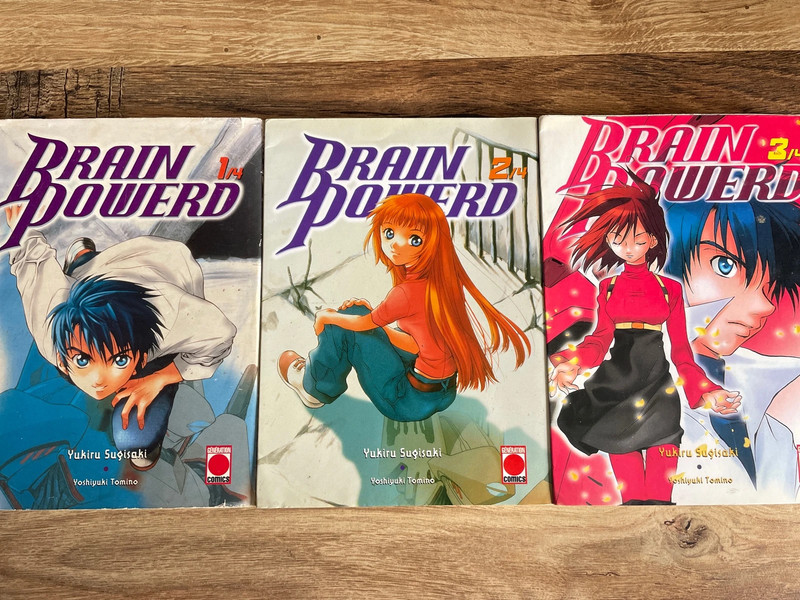 Lot mangas tomes 1 à 3 brain Powerd