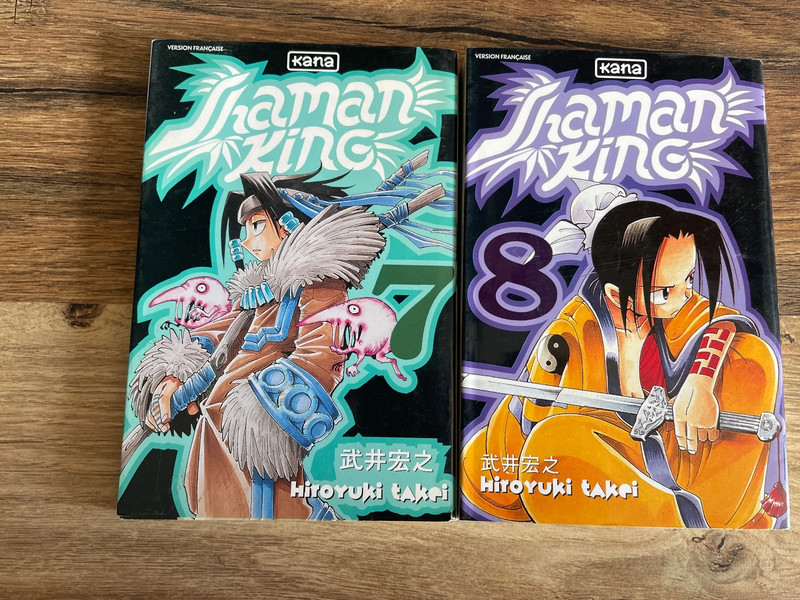 Lot mangas tomes 7&8 shaman King